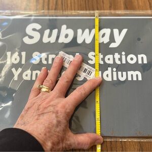Subway Series Sign- Yankees/Mets NWT